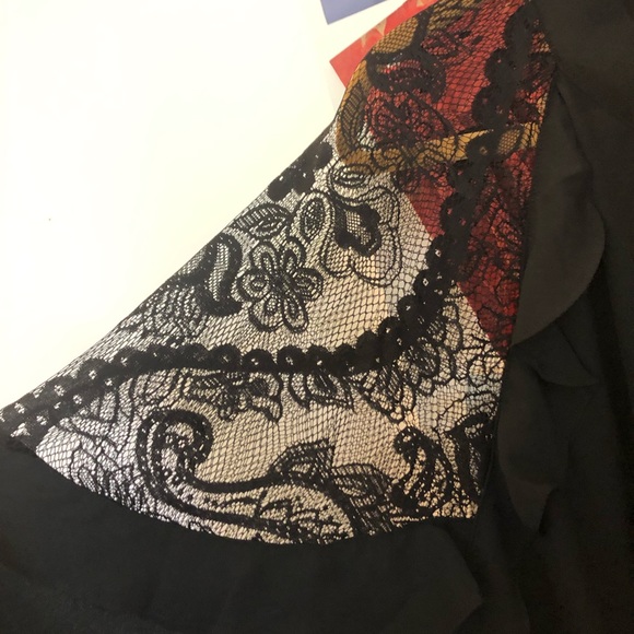 Black dress top from Torrid, size 5. - Picture 7 of 8